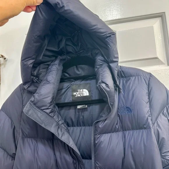The North Face Women's Dark Blue Long Puffer Coat - Picture 4 of 13